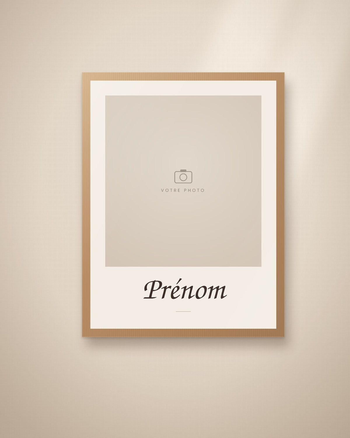 Visuel d'illustration : affiche encadrée personnalisée